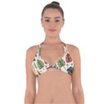 Leaves Autumn Halter Neck Bikini Top