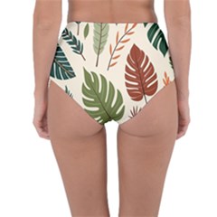 Reversible High-Waist Bikini Bottoms 