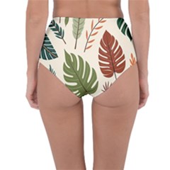 Reversible High-Waist Bikini Bottoms 