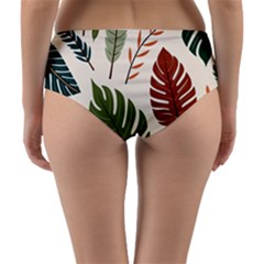 Reversible Mid-Waist Bikini Bottoms 