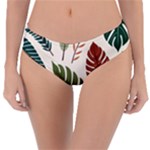 Leaves Autumn Reversible Classic Bikini Bottoms