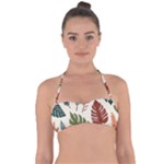 Leaves Autumn Tie Back Bikini Top