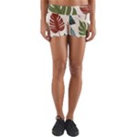 Leaves Autumn Yoga Shorts