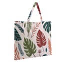 Zipper Large Tote Bag 