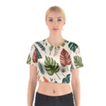 Leaves Autumn Cotton Crop Top