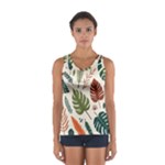 Leaves Autumn Sport Tank Top 