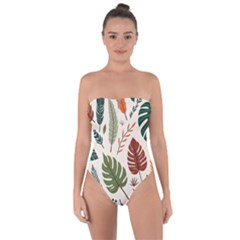 Tie Back One Piece Swimsuit 