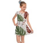 Leaves Autumn Kids  Cap Sleeve Dress