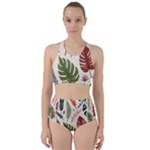 Leaves Autumn Racer Back Bikini Set