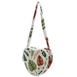 Leaves Autumn Heart Shoulder Bag