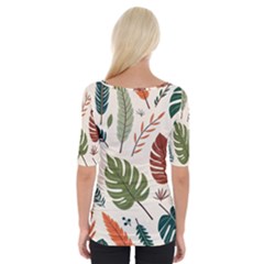 Wide Neckline T-Shirt 