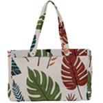 Leaves Autumn Canvas Work Bag