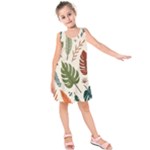 Leaves Autumn Kids  Sleeveless Dress