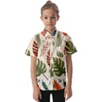 Leaves Autumn Kids  Short Sleeve Shirt