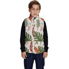 Leaves Autumn Kid s Button Up Puffer Vest from ArtsNow.com