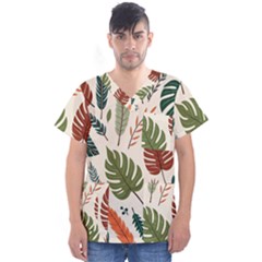 Men s V-Neck Scrub Top 