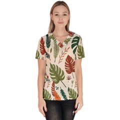 Women s V-Neck Scrub Top 