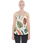 Leaves Autumn Piece Up Tank Top