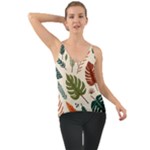 Leaves Autumn Chiffon Cami