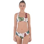 Leaves Autumn Criss Cross Bikini Set