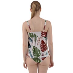 Twist Front Tankini Set 