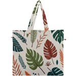 Leaves Autumn Canvas Travel Bag