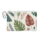 Leaves Autumn Canvas Cosmetic Bag (Medium)