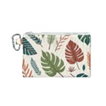 Leaves Autumn Canvas Cosmetic Bag (Small)