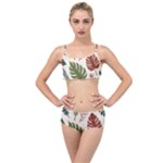 Leaves Autumn Layered Top Bikini Set