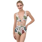 Leaves Autumn Tied Up Two Piece Swimsuit