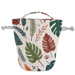 Leaves Autumn Drawstring Bucket Bag