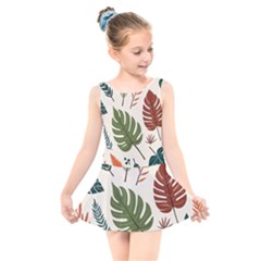 Kids  Skater Dress Swimsuit 