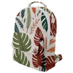 Leaves Autumn Flap Pocket Backpack (Small)