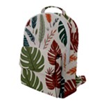 Leaves Autumn Flap Pocket Backpack (Large)