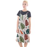 Leaves Autumn Camis Fishtail Dress