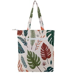 Double Zip Up Tote Bag 