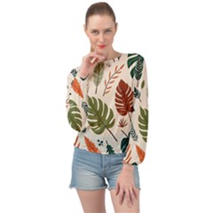 Banded Bottom Chiffon Top 