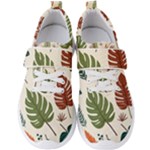 Leaves Autumn Men s Velcro Strap Shoes