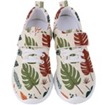 Leaves Autumn Women s Velcro Strap Shoes