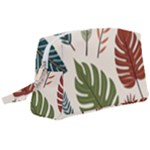 Leaves Autumn Wristlet Pouch Bag (Large)