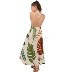 Backless Maxi Beach Dress 