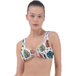 Leaves Autumn Ring Detail Bikini Top