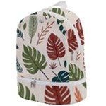 Leaves Autumn Zip Bottom Backpack