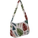 Leaves Autumn Zip Up Shoulder Bag