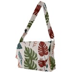 Leaves Autumn Full Print Messenger Bag (L)