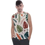 Leaves Autumn Men s Regular Tank Top