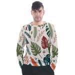 Leaves Autumn Men s Long Sleeve Raglan T-Shirt