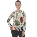 Leaves Autumn Women s Long Sleeve Raglan T-Shirt