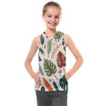 Leaves Autumn Kids  Sleeveless Hoodie