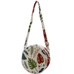 Leaves Autumn Crossbody Circle Bag